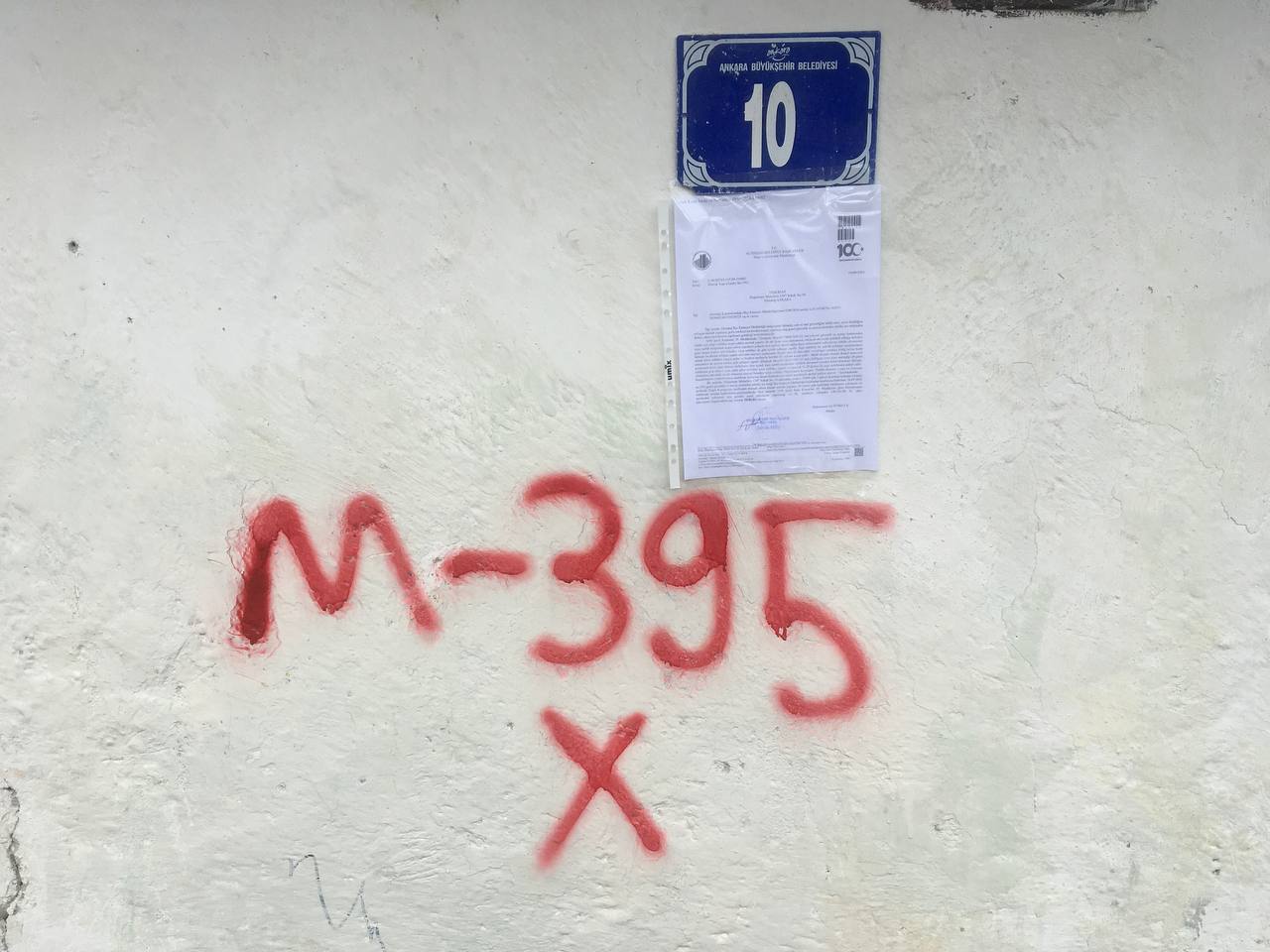 Doğantepe Mahallesi 1347 Sokak No:10 Yıkım Tebligatı