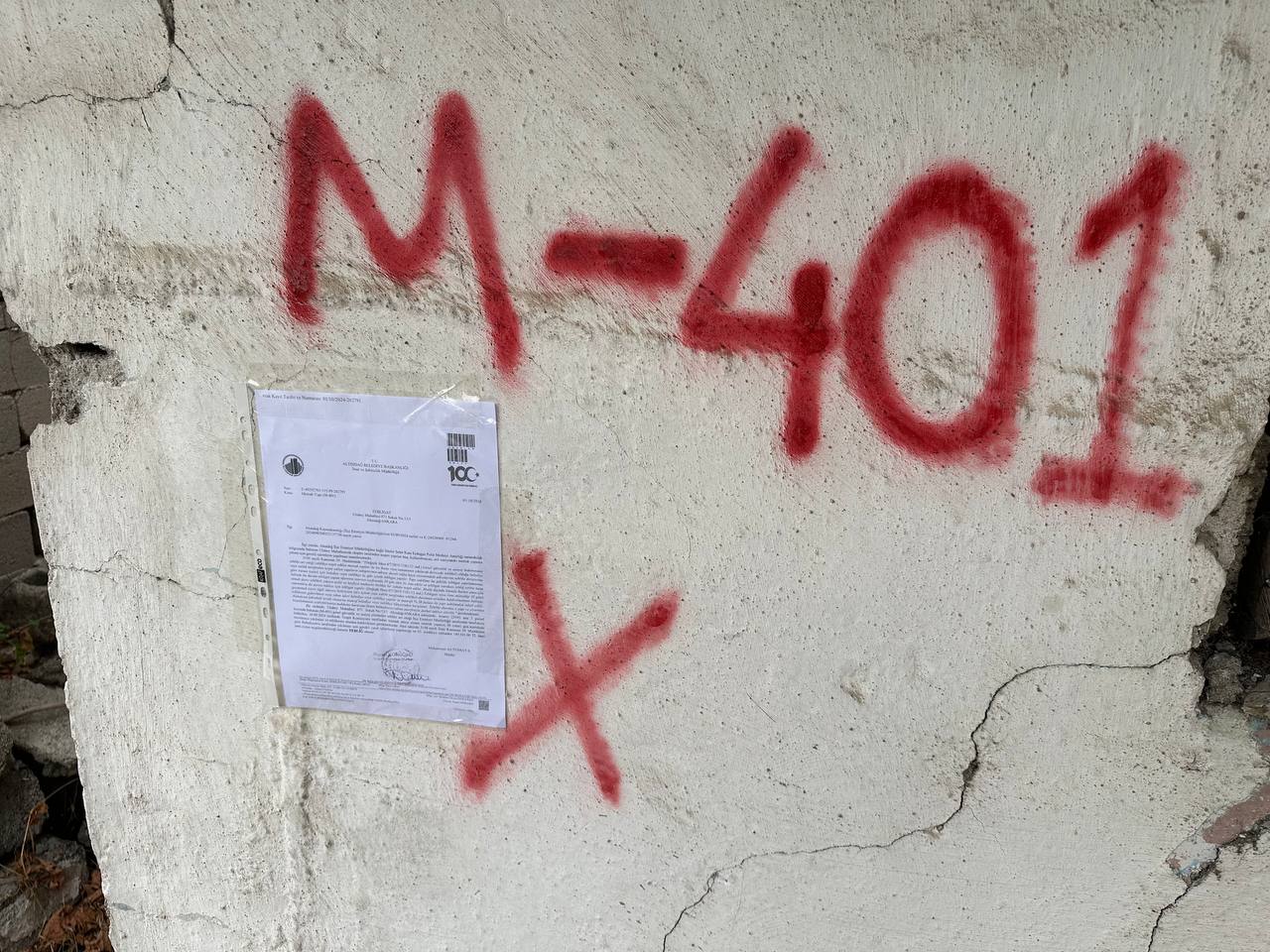 Ulubey Mahallesi 871 Sokak No:13/1 Yıkım Tebligatı