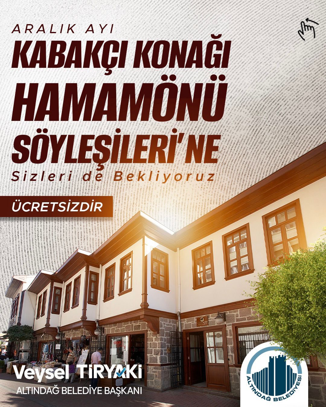 Bizden söylemesi... #Aralık ayı boyunca devam edecek bu söyleşiler kaçmaz.